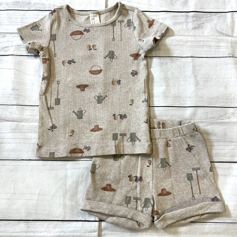 H&M Ribbed Organic Cotton Gardening Set